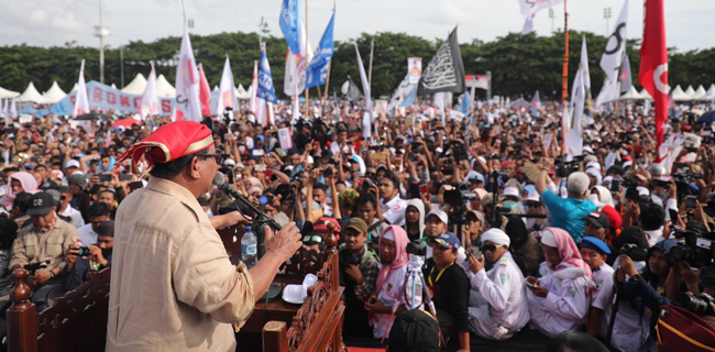 Di Makassar, Prabowo Janjikan Listrik Murah Di 100 Hari Kerja