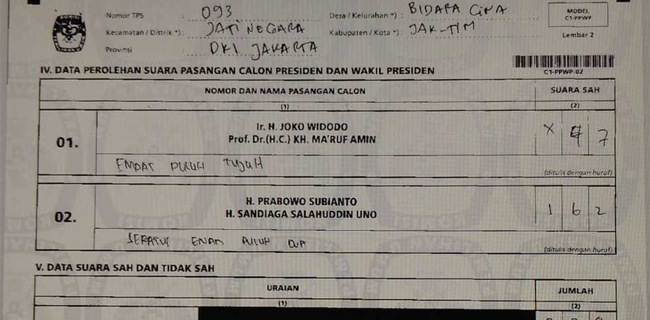 Banyak Kecurangan, BPP Prabowo-Sandi Bentuk Posko Pengaduan Masyarakat Di Sumut