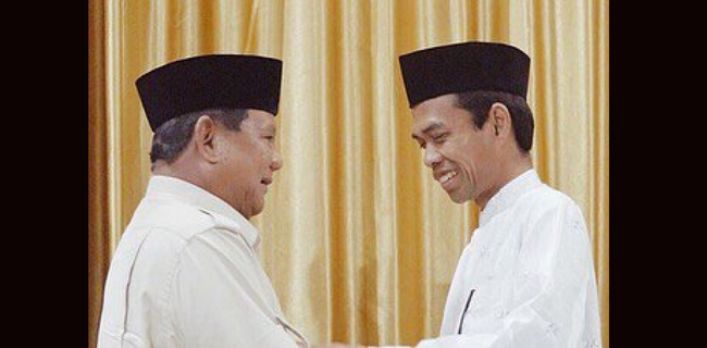 Pertemuan UAS Dan Prabowo Tsunami Politik Bagi Jokowi