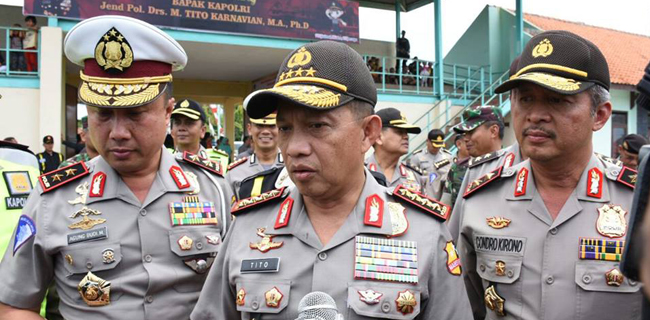 Dua Letting Kapolri Jadi Jenderal Bintang Tiga