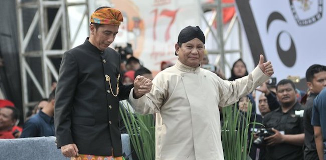 Elektabilitas Jokowi-Maruf Turun, Beda Dengan Prabowo-Sandi