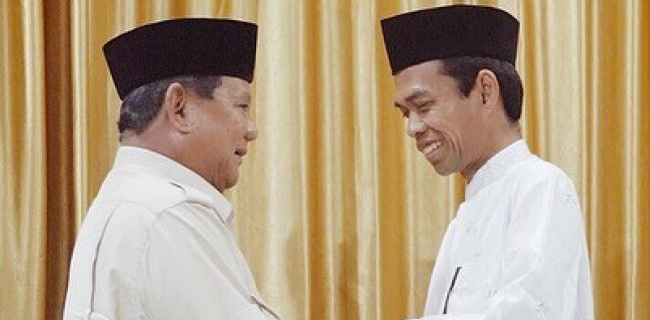 Tokoh Tionghoa: Pertemuan Prabowo Subianto-Ustaz Somad Pertanda Kemenangan 02