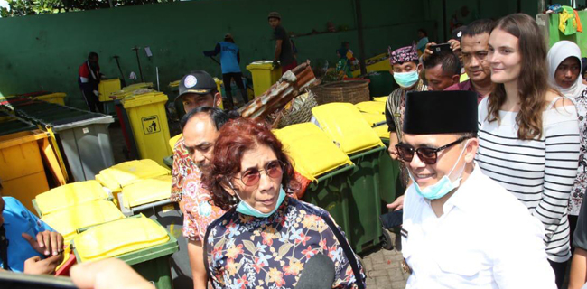 Menteri Susi Puji Keberhasilan Bupati Banyuwangi Kelola Sampah Muncar