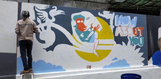 Dukung Gerakan Literasi, Pertamina Gelar Mural Competition Di Balikpapan