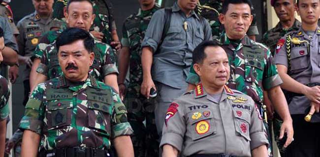 Kapolri: Jika Ada Langkah Inkonstitusional Berhadapan Dengan Polri-TNI