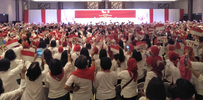 1.500 Istri Purnawirawan TNI-Polri Deklarasi Dukung Jokowi-Maruf