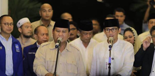 Prabowo-Sandi Menang 60 Persen