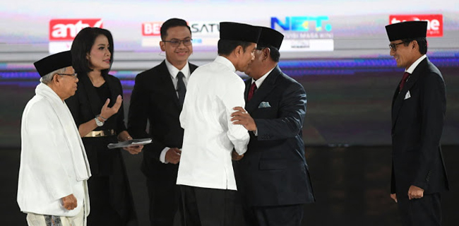 Debat Kandidat Terakhir; Prabowo-Sandi Tawarkan Solusi, Petahana Lupa