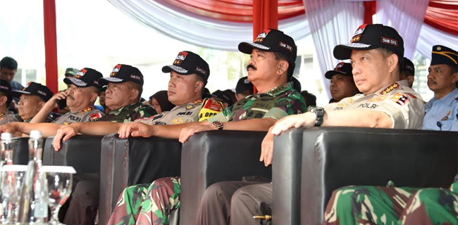 Panglima TNI Tinjau Kesiapan Pasukan Pengamanan Pileg dan Pilpres 2019