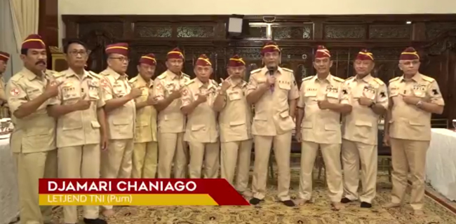 Letjen TNI (Purn) Djamari: Jangan Takut, Menangkan Prabowo-Sandi