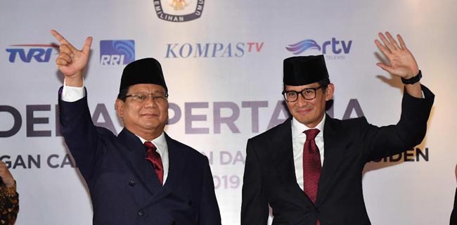 Prabowo-Sandi Kembali Unggul Di Medsos