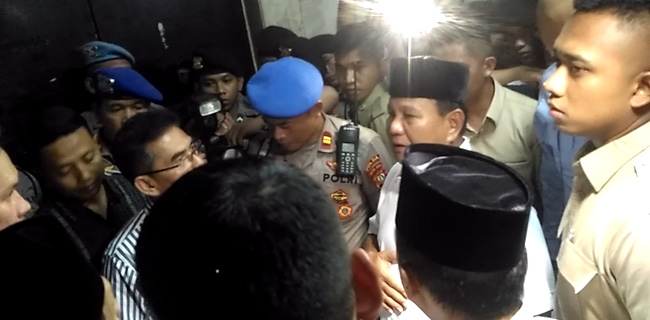 Polisi Tak Izinkan Prabowo Jenguk Eggi Dan Lieus