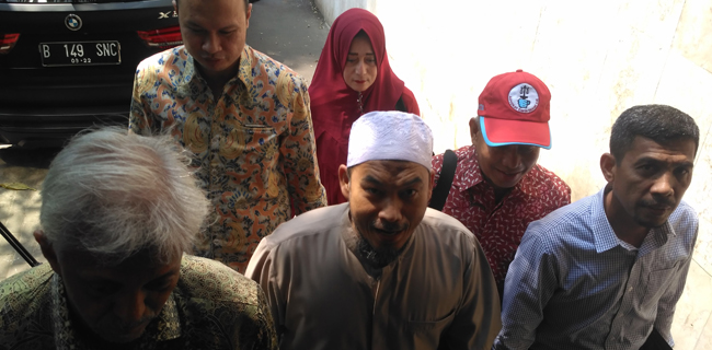 Saksi Kasus Makar, Ustaz Sambo Kembali Sambangi Mapolda Metro Jaya