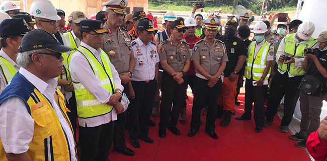 Kakorlantas Bersama Menteri PUPR Dan Menhub Cek Jalur Trans Sumatera