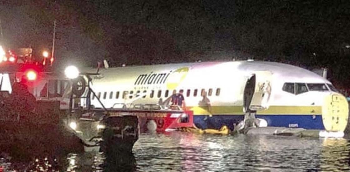 AS Selidiki Penyebab Insiden Boeing 737 Tercebur Ke Sungai Florida