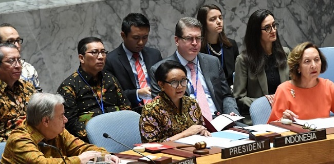 Di Debat Terbuka DK PBB, Menlu RI Ceritakan Kegemilangan Mayor Gembong