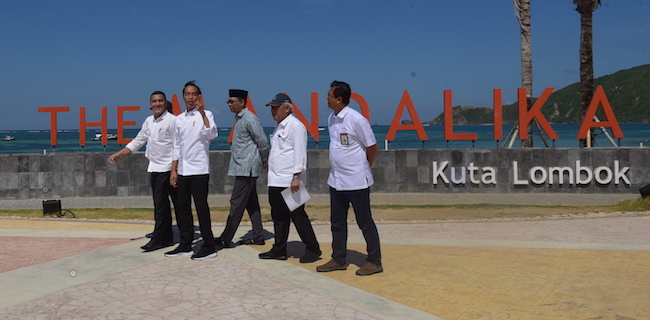 Kunjungi Lombok, Jokowi: Progres Pembangunan Sirkuit MotoGP 2021 Sudah Bagus