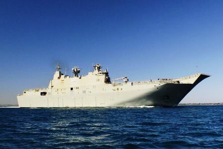 Mengenal HMAS Canberra, Kapal Induk Australia Yang Sedang Bersandar Di Jakarta