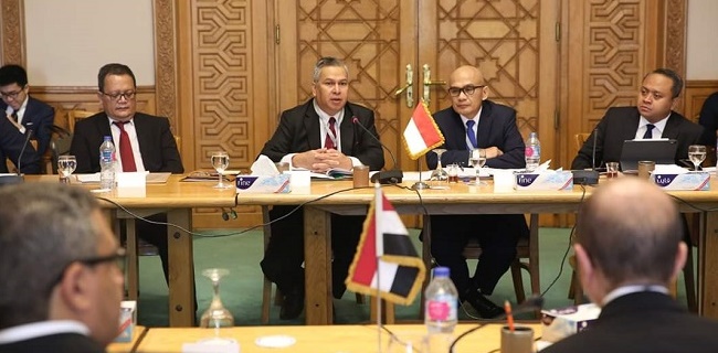 Keamanan Hingga Perekonomian Jadi Pembahasan Dalam Konsbil Indonesia-Mesir