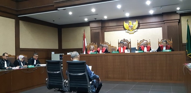 Jaksa KPK Dakwa Sofyan Basir Fasilitasi Pemufakatan Jahat Suap PLTU Riau-1