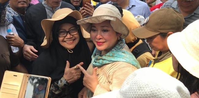 Ikut Aksi Kawal MK, Titiek Soeharto: Saya Mau Bersama Rakyat
