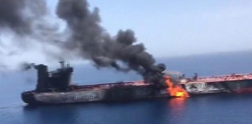AS Tuding Iran Dalang Di Balik Serangan Dua Kapal Tanker Di Teluk Oman