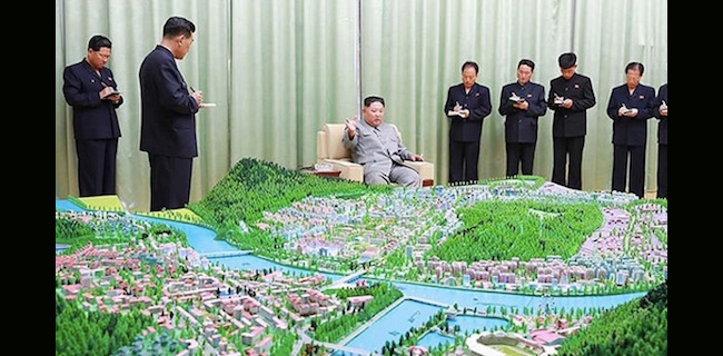 Kim Jong Un Arahkan Pembangunan Kota Kanggye Dan Manpho