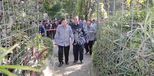 Temui SBY, Wapres JK Kenang Sosok Mendiang Ani Yudhoyono
