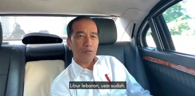 Jokowi: Usai Lebaran, Saatnya Bergandengan Tangan