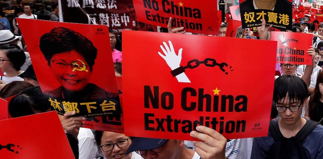 Protes Terbaru RUU Ekstradisi China, Ratusan Remaja Hong Kong Kembali Turun Ke Jalan