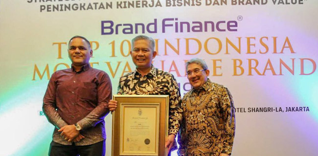 Bank BJB Masuk Top 100 Indonesia Most Valuable Brand 2019