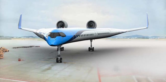 KLM Ikut Dalam Pembuatan Pesawat Masa Depan Flying-V