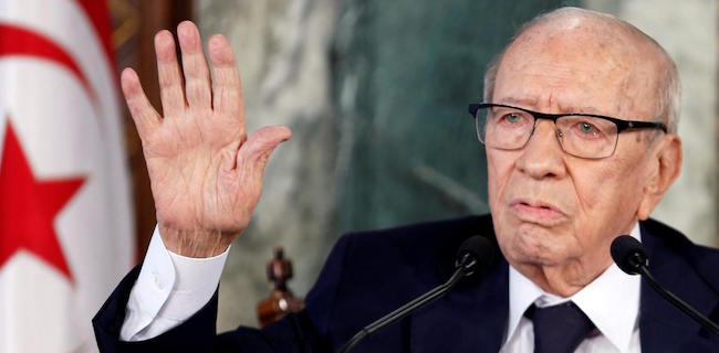 Kondisi Kesehatan Memburuk, Presiden Tunisia Dilarikan Ke Rumah Sakit