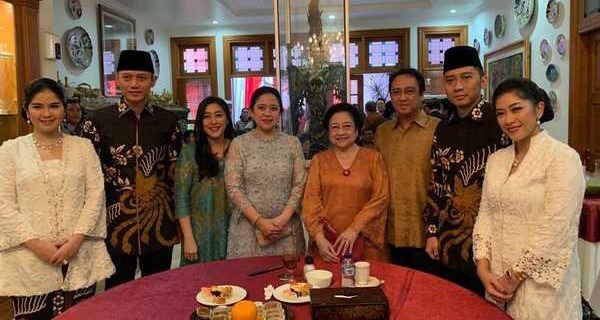 Dua Putra SBY Hadiri Halal Bihalal Di Kediaman Megawati