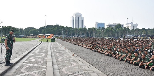 TNI Siapkan Personel Bantu Pengamanan Sidang Kedua Di MK