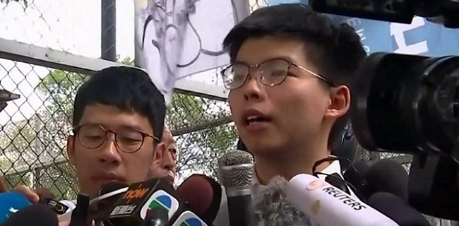 Bebas Dari Penjara, Aktivis Joshua Wong Ikut Demo Turunkan Pemimpin Hong Kong