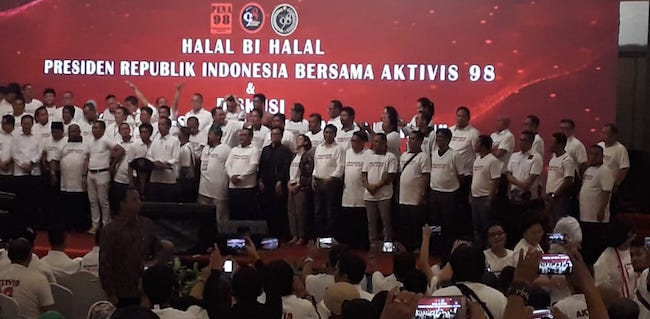 Jokowi: Sudah Banyak Aktivis 98 Yang Cocok Jadi Menteri Atau Dubes