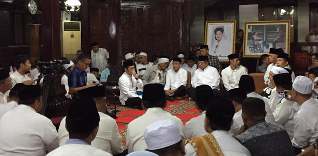 Mantan Wapres SBY Hadiri Tahlilan Almarhumah Ani Yudhoyono