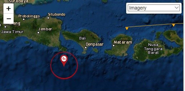 Bali Diguncang Gempa 4,7 SR, Tak Berpotensi Tsunami