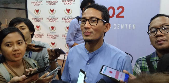 Sandi: Terlalu Prematur Bicara 2024, Janji Debat Capres Saja Belum Jalan
