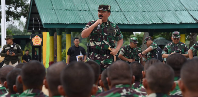 Panglima TNI: Prajurit Harus Jaga Nama Baik Satuan Di Perbatasan