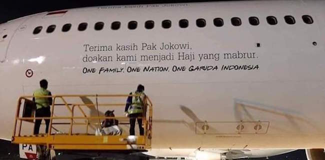 Ini Cerita Di Balik Stiker Ucapan Terima Kasih Untuk Jokowi Dari Jamaah Haji