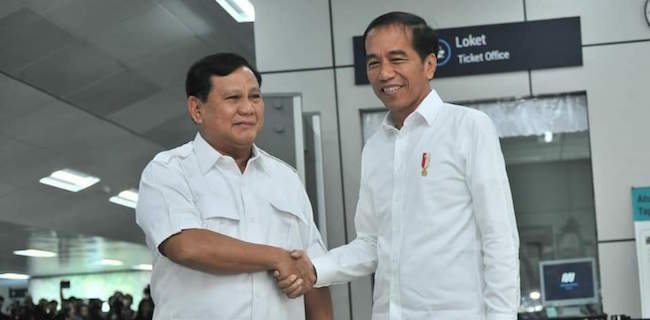 Prabowo Senyum Saat Jokowi Nyatakan Tidak Ada Lagi Cebong Dan Kampret