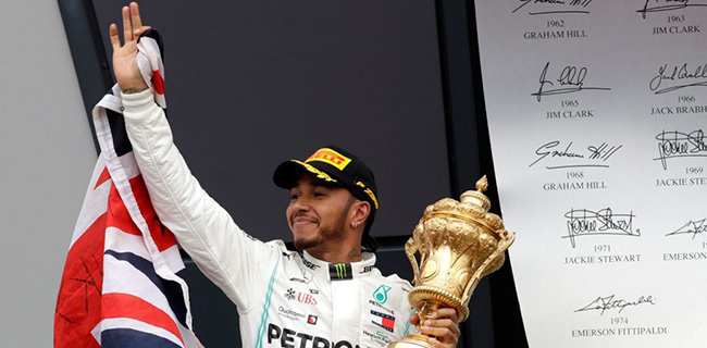 Raih Rekor Di Silverstone, Hamilton: Sensasinya Seperti Pertama Juara