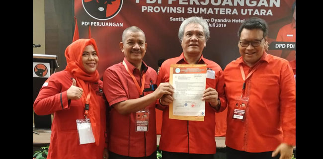 Japorman Saragih Kembali Pimpin  PDIP Sumut