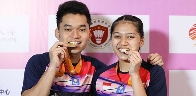 Leo/Indah Harumkan Indonesia Di Asia Junior Championship 2019