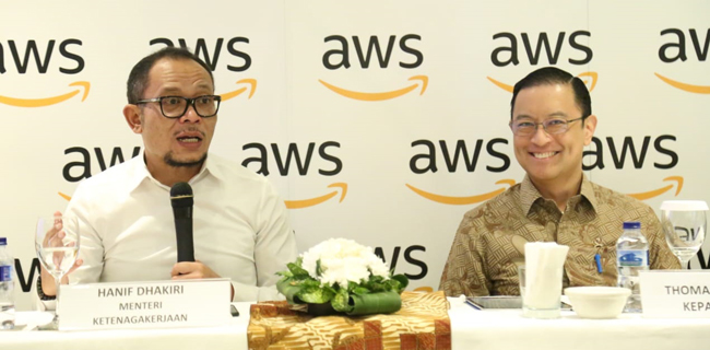 Kemnaker Dan Amazon MoU Pelatihan Cloud Computing Untuk Instruktur BLK