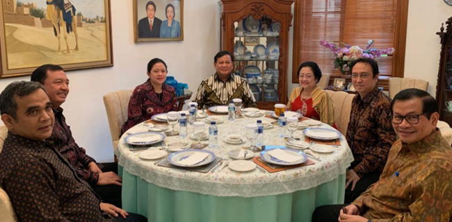 Hanya BG Non Politisi Yang Hadir Pada Pertemuan Megawati-Prabowo