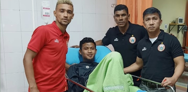 Kunjungi Deden Natshir Di Rumah Sakit, Bruno Matos Doakan Cepat Sembuh