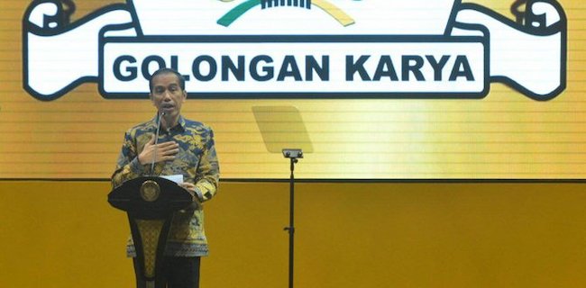 Pemenang Munas Golkar Disarankan Tunjuk Jokowi Jadi Ketua Dewan Pembina